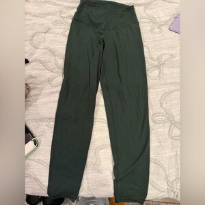 Aerie Crossover Green Leggings